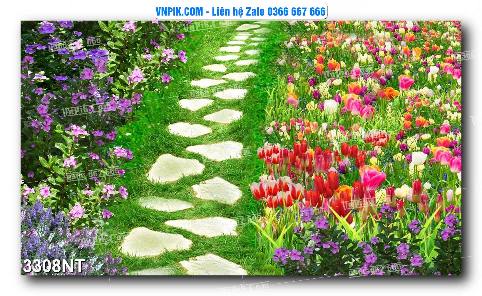 Tranh Trang Trí Phong Cảnh Nghệ Thuật Mã Số 3308NT