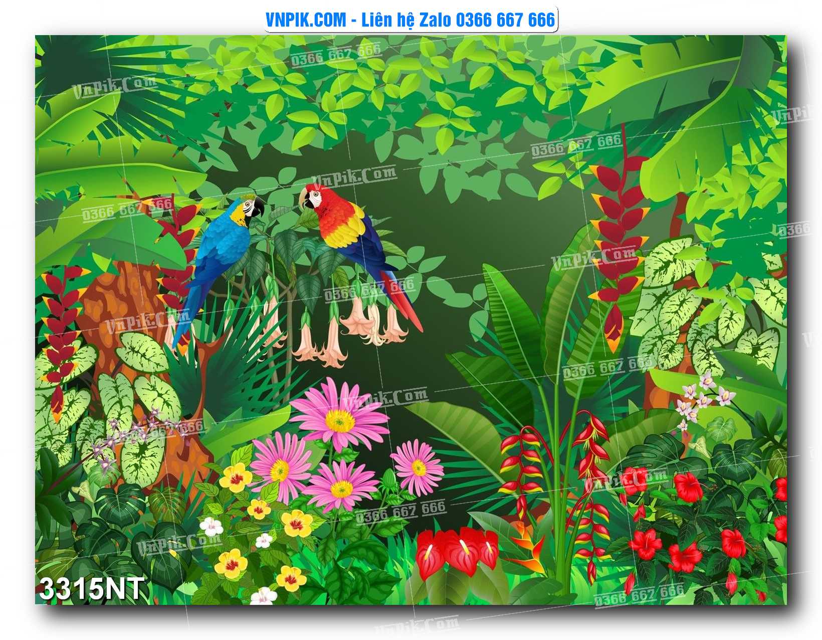 Tranh Trang Trí Phong Cảnh Nghệ Thuật Mã Số 3315NT