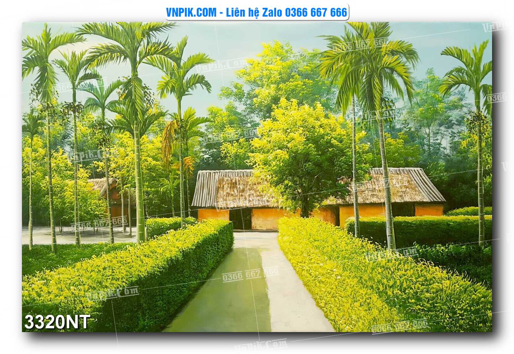 Tranh Trang Trí Phong Cảnh Nghệ Thuật Mã Số 3320NT