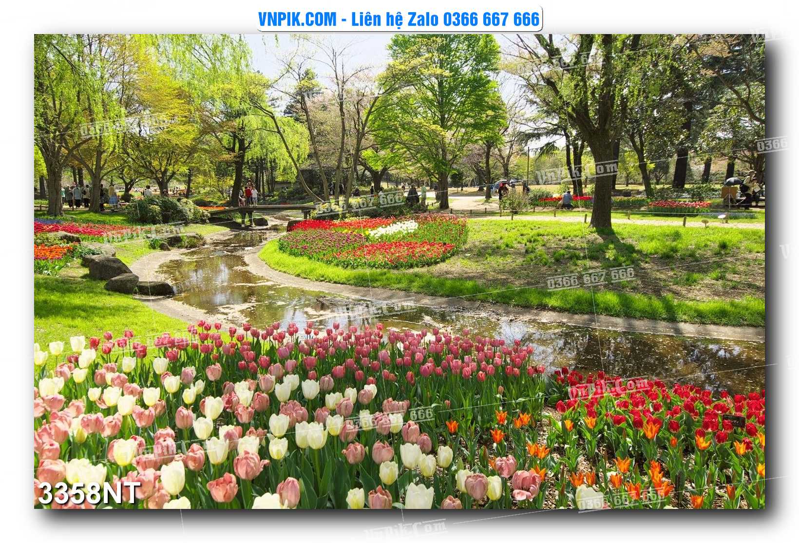 Tranh Trang Trí Phong Cảnh Nghệ Thuật Mã Số 3358NT