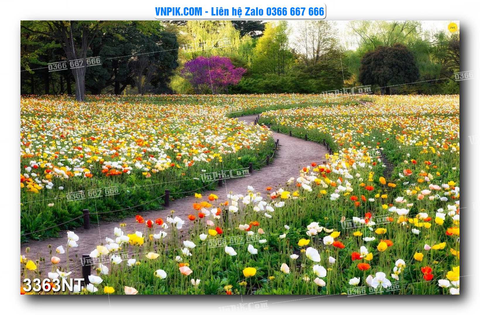 Tranh Trang Trí Phong Cảnh Nghệ Thuật Mã Số 3363NT