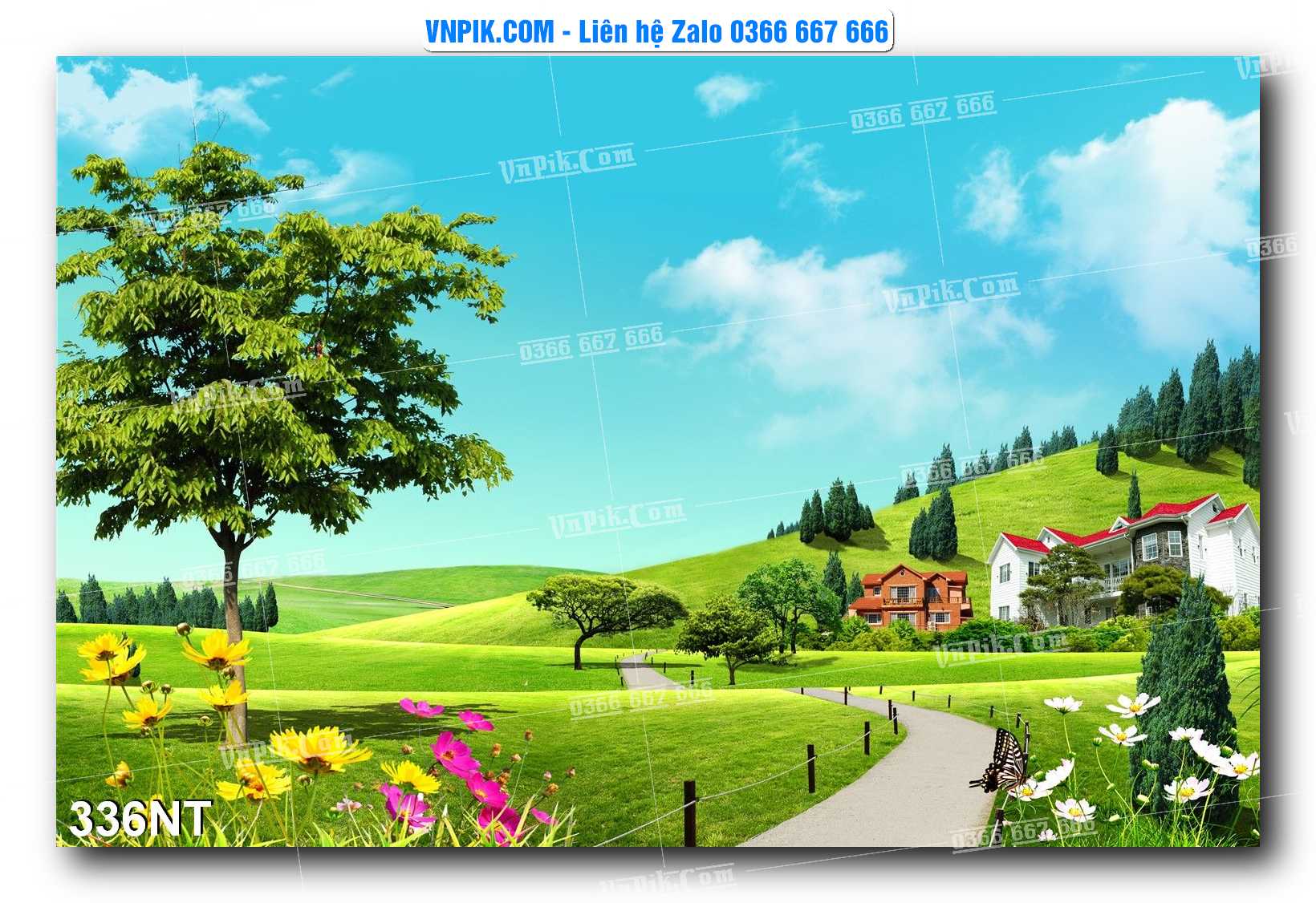 Tranh Trang Trí Phong Cảnh Nghệ Thuật Mã Số 336NT