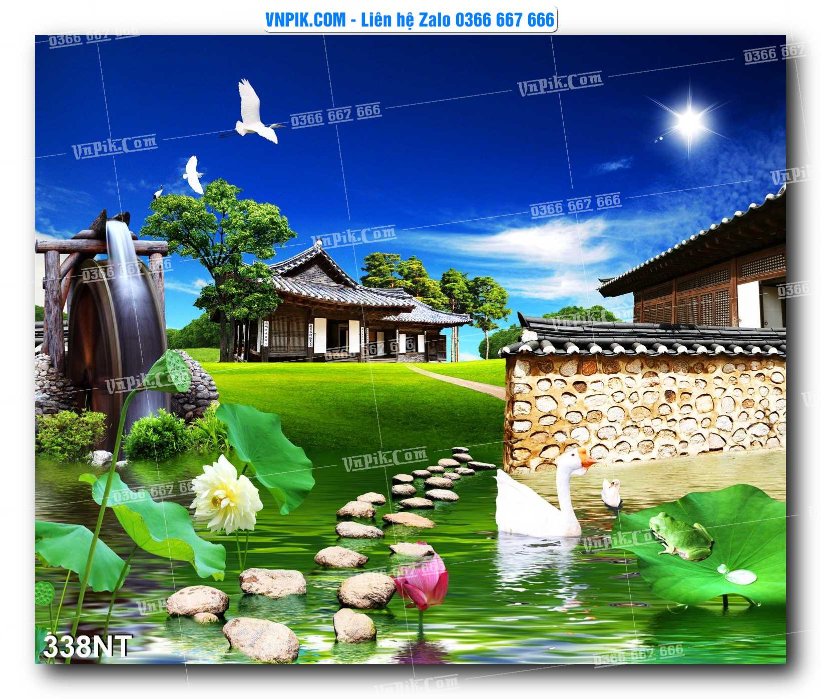 Tranh Trang Trí Phong Cảnh Nghệ Thuật Mã Số 338NT