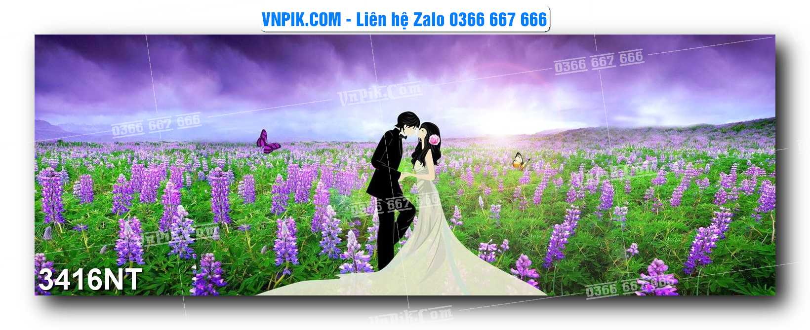Tranh Trang Trí Phong Cảnh Nghệ Thuật Mã Số 3416NT