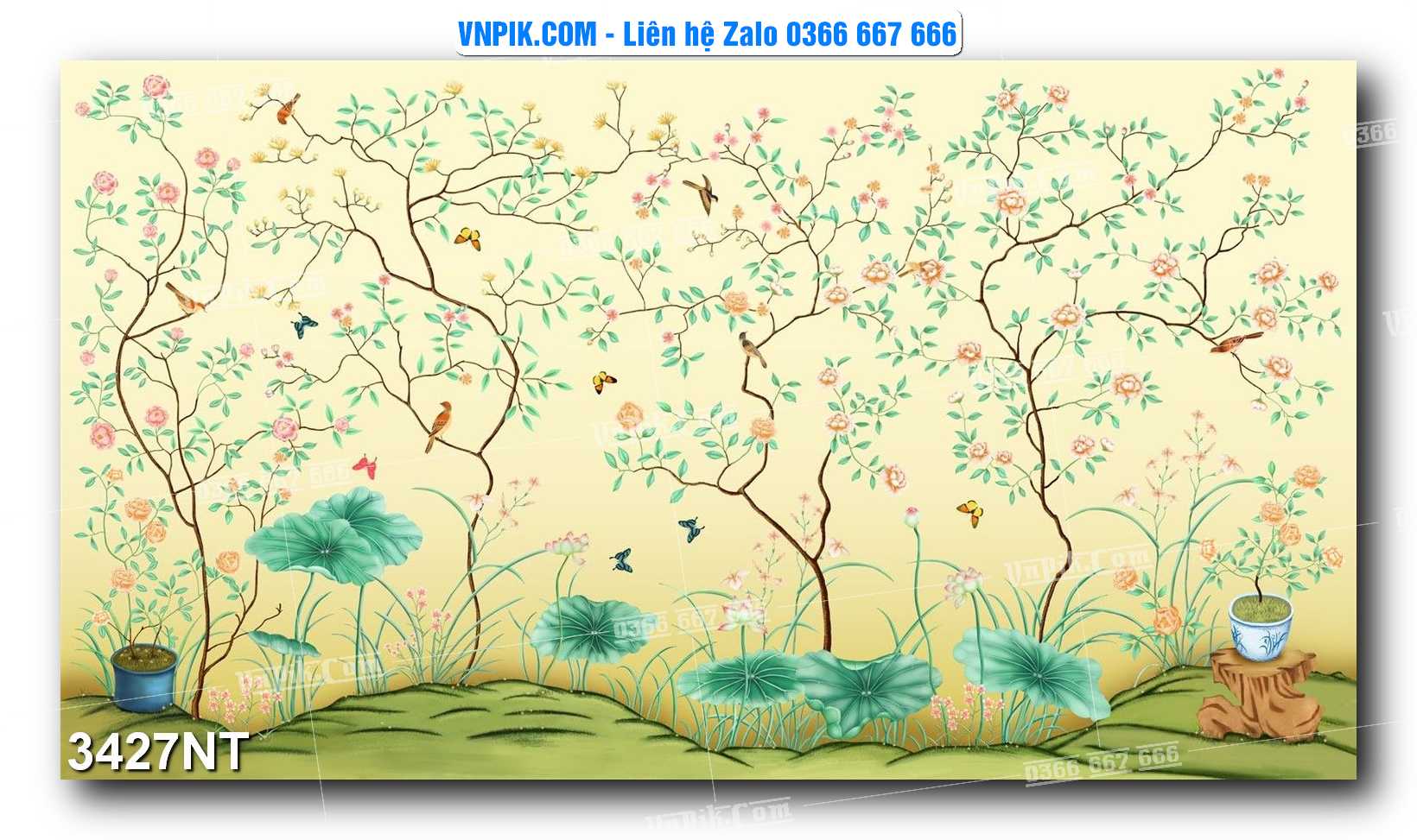 Tranh Trang Trí Phong Cảnh Nghệ Thuật Mã Số 3427NT