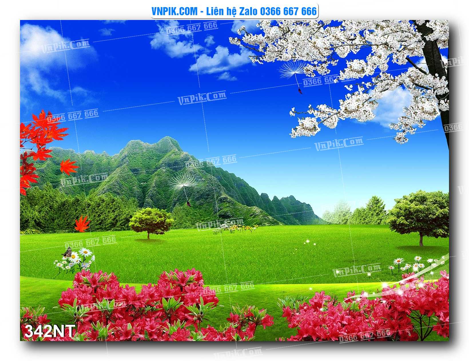 Tranh Trang Trí Phong Cảnh Nghệ Thuật Mã Số 342NT