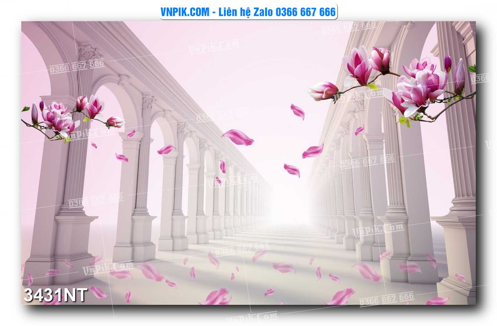 Tranh Trang Trí Phong Cảnh Nghệ Thuật Mã Số 3431NT