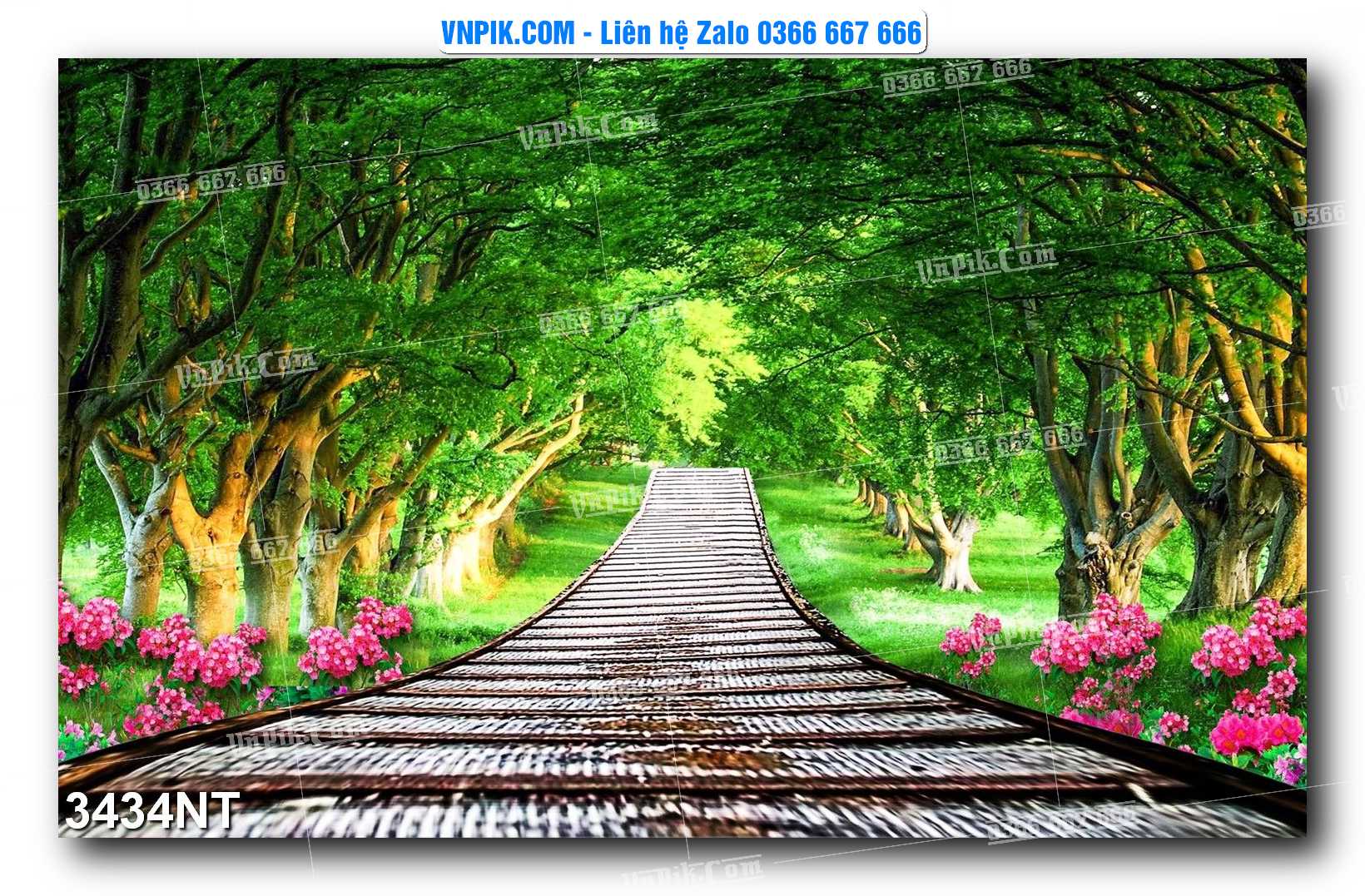 Tranh Trang Trí Phong Cảnh Nghệ Thuật Mã Số 3434NT