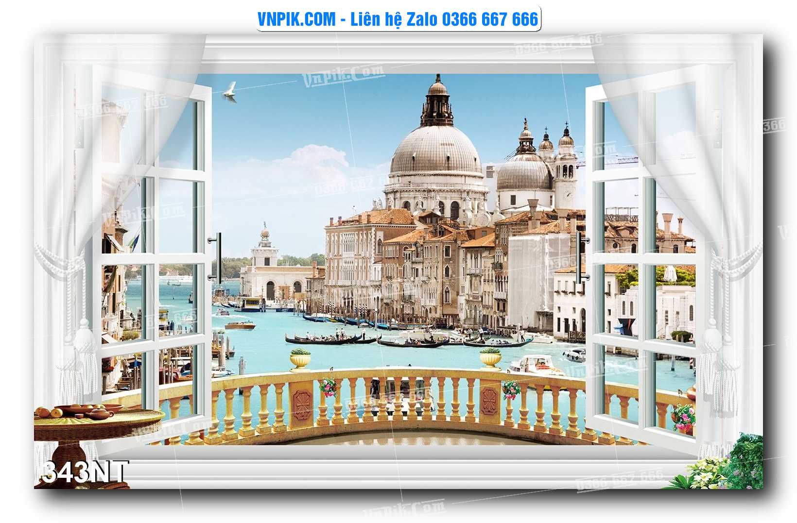 Tranh Trang Trí Phong Cảnh Nghệ Thuật Mã Số 343NT