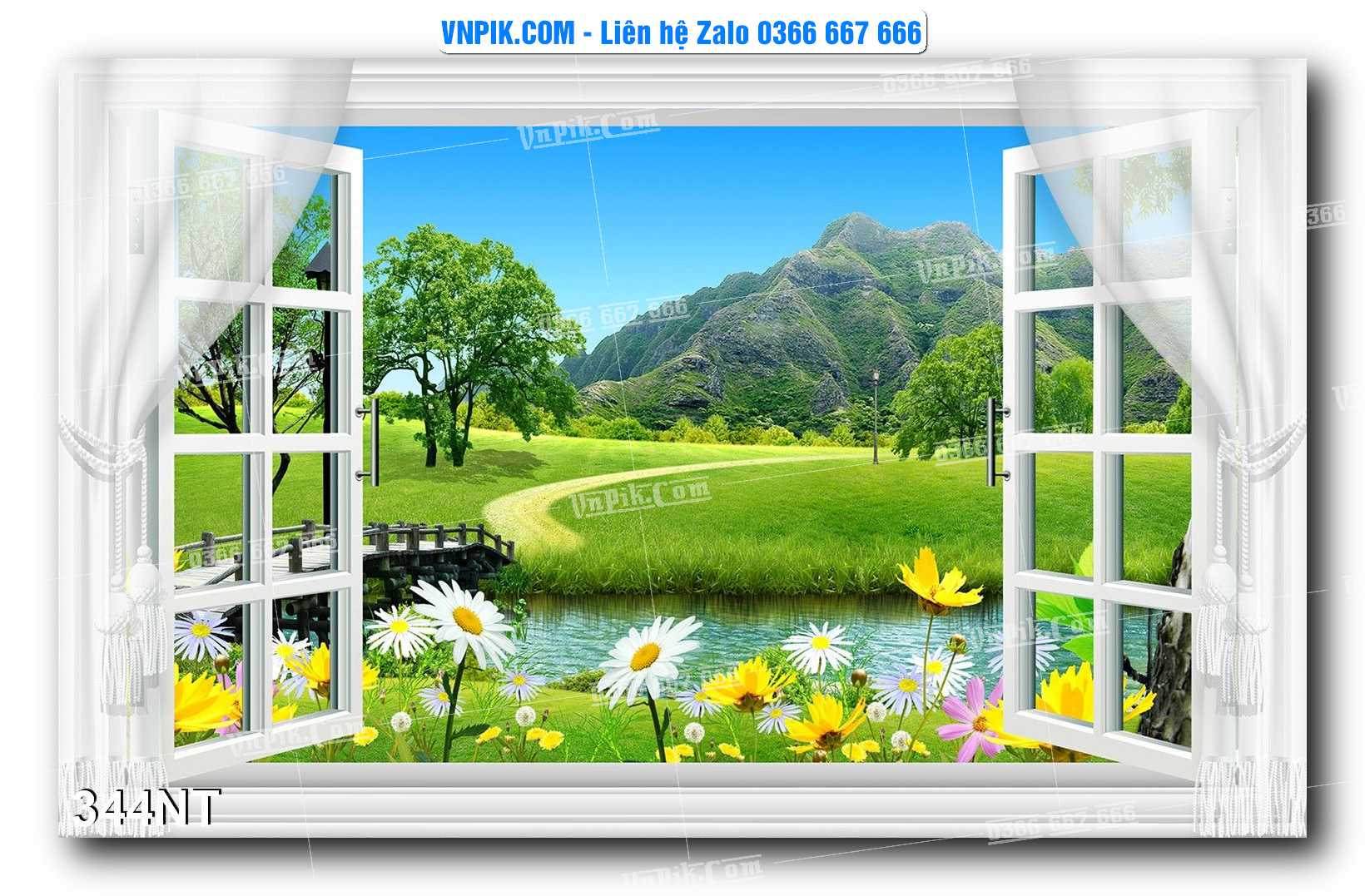 Tranh Trang Trí Phong Cảnh Nghệ Thuật Mã Số 344NT