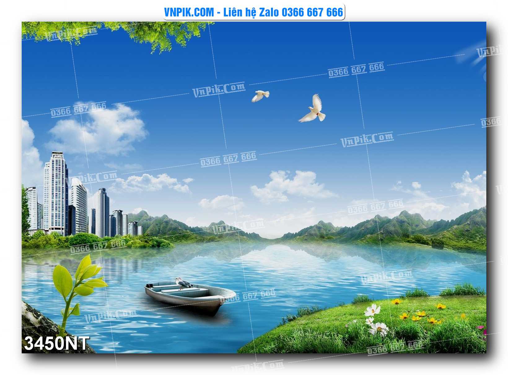 Tranh Trang Trí Phong Cảnh Nghệ Thuật Mã Số 3450NT