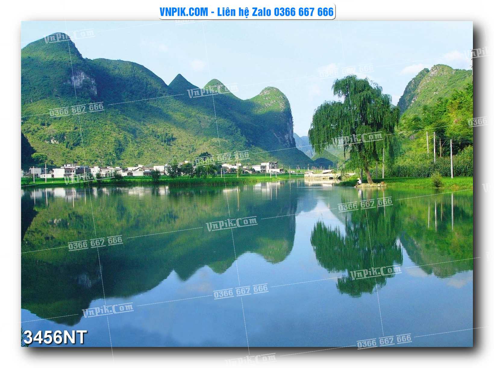 Tranh Trang Trí Phong Cảnh Nghệ Thuật Mã Số 3456NT