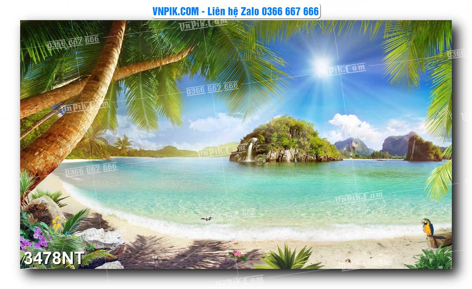 Tranh Trang Trí Phong Cảnh Nghệ Thuật Mã Số 3478NT