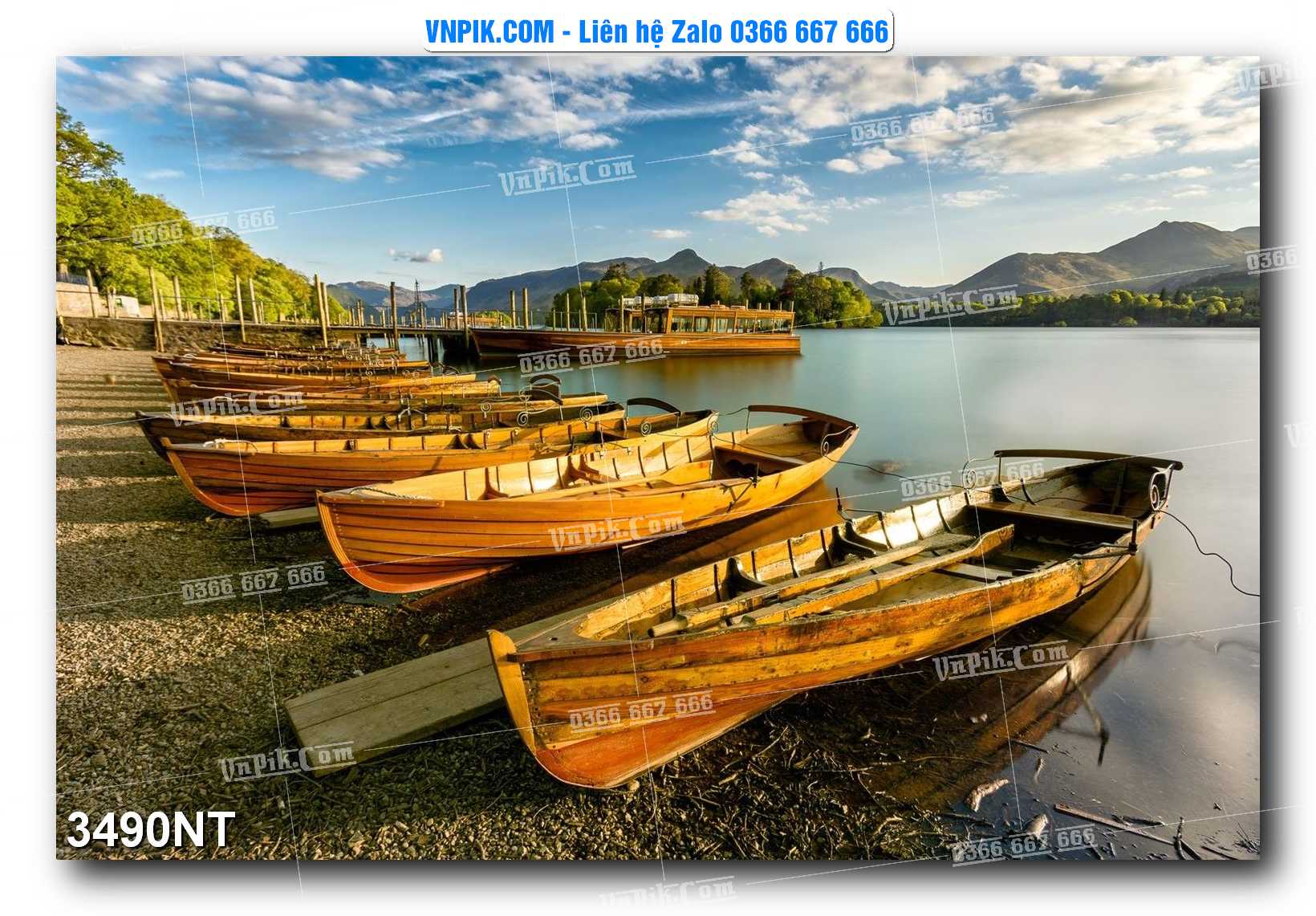 Tranh Trang Trí Phong Cảnh Nghệ Thuật Mã Số 3490NT