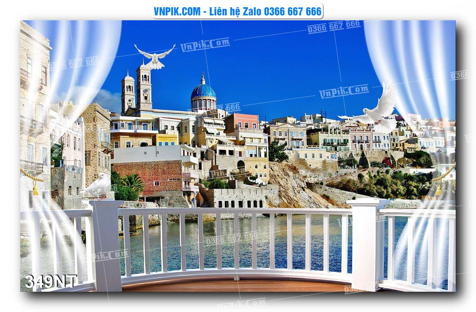 Tranh Trang Trí Phong Cảnh Nghệ Thuật Mã Số 349NT