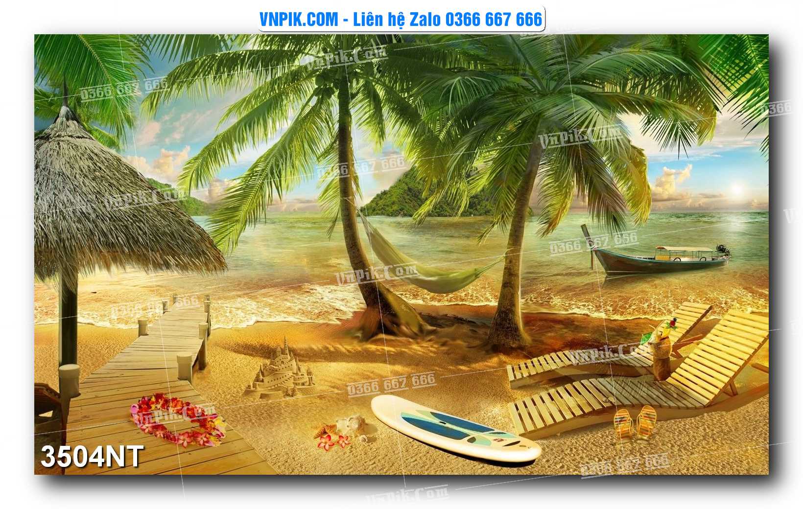 Tranh Trang Trí Phong Cảnh Nghệ Thuật Mã Số 3504NT