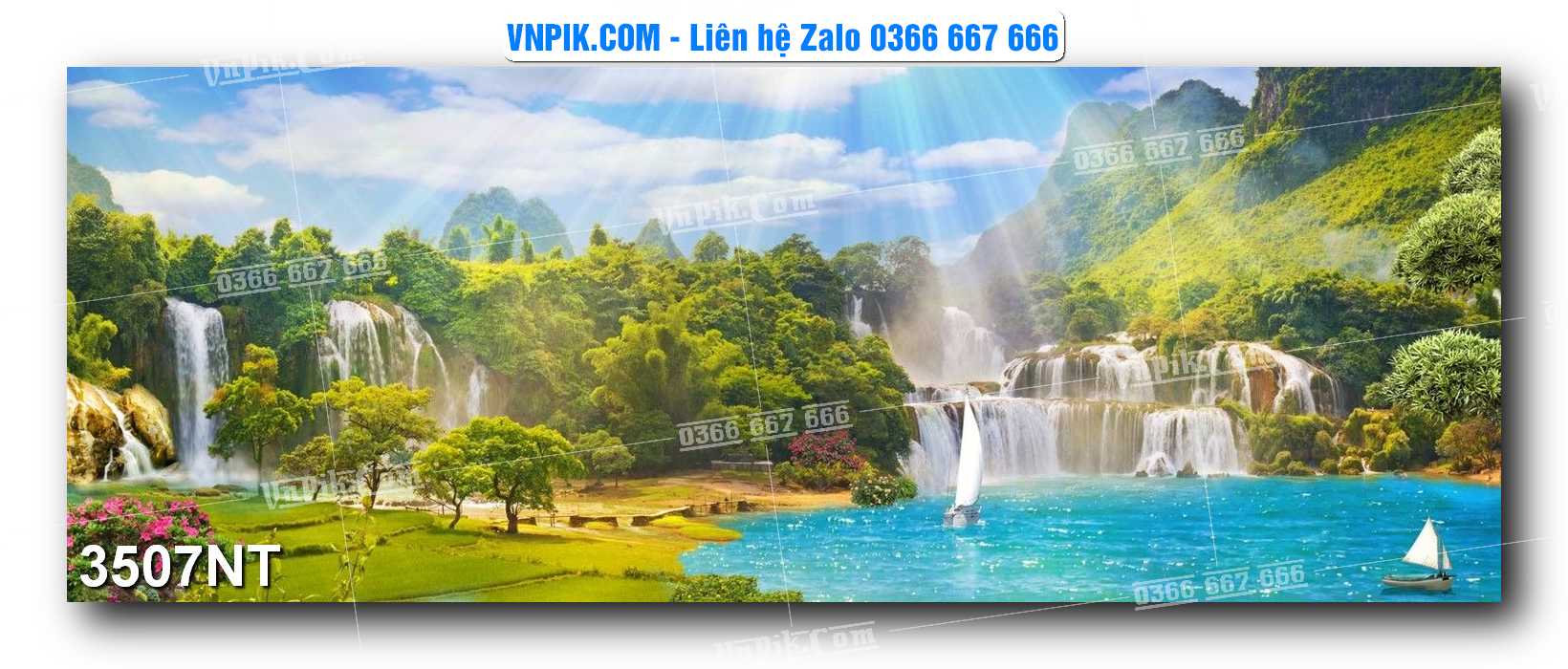 Tranh Trang Trí Phong Cảnh Nghệ Thuật Mã Số 3507NT