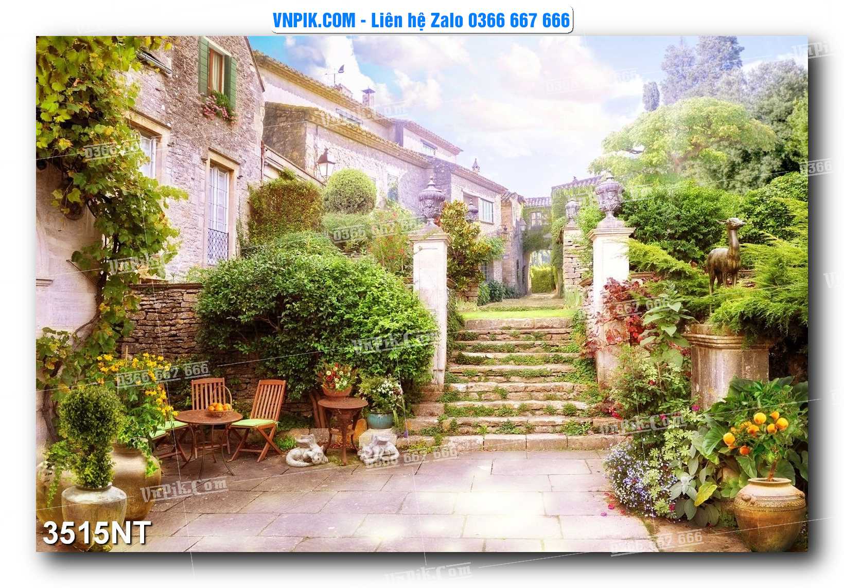 Tranh Trang Trí Phong Cảnh Nghệ Thuật Mã Số 3515NT