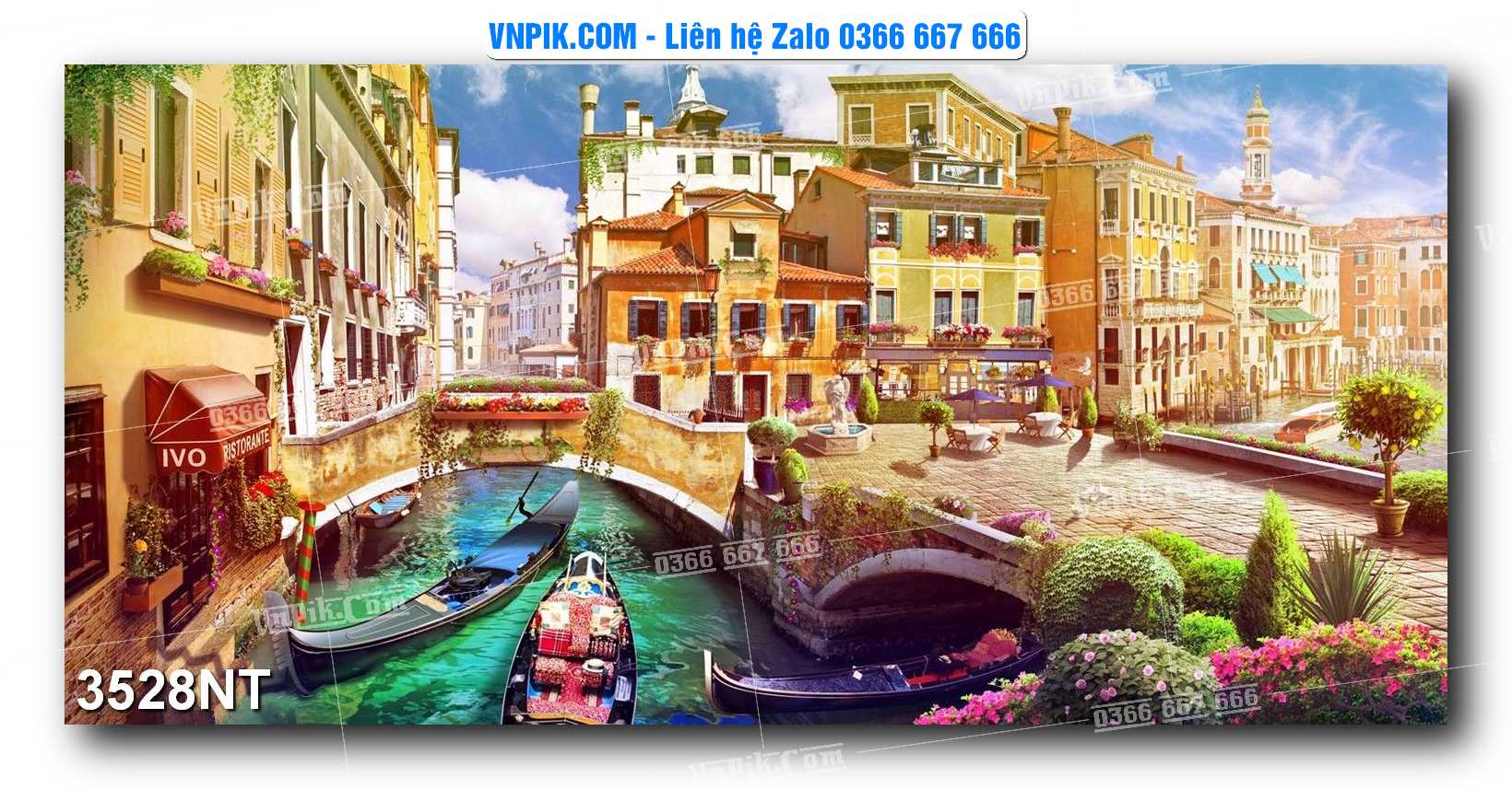 Tranh Trang Trí Phong Cảnh Nghệ Thuật Mã Số 3528NT