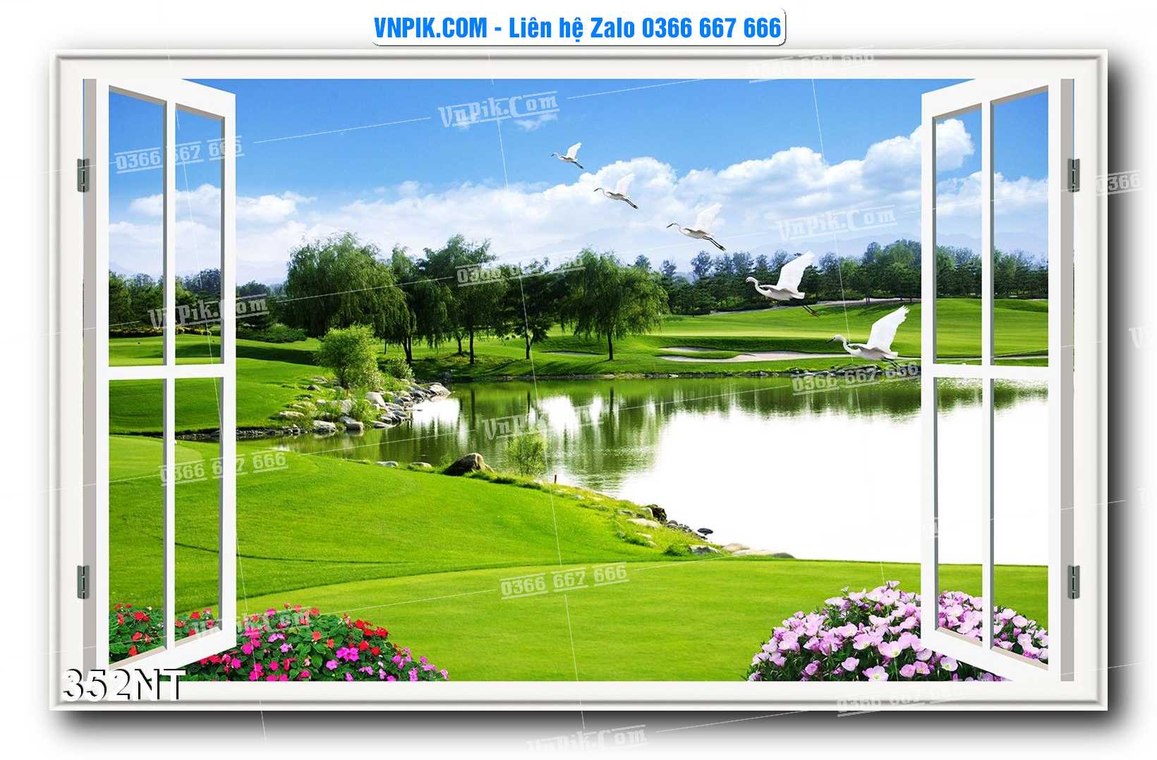 Tranh Trang Trí Phong Cảnh Nghệ Thuật Mã Số 352NT