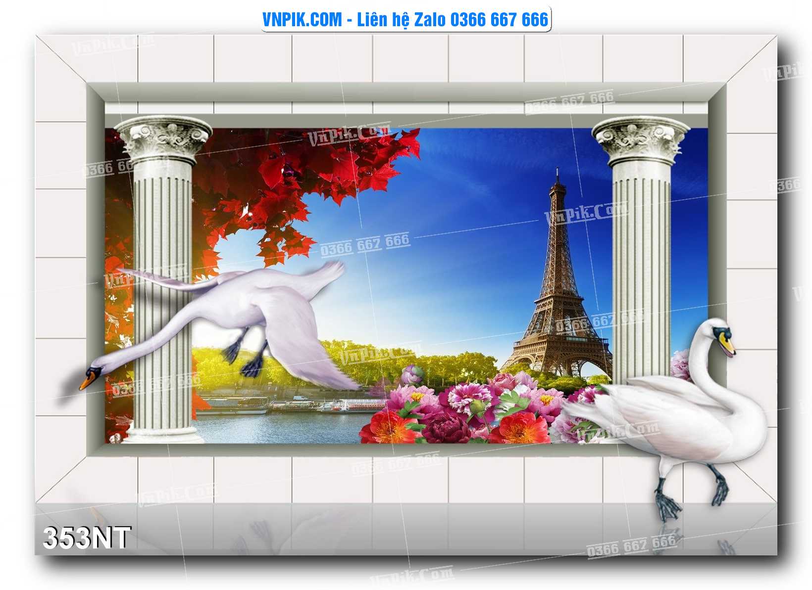 Tranh Trang Trí Phong Cảnh Nghệ Thuật Mã Số 353NT