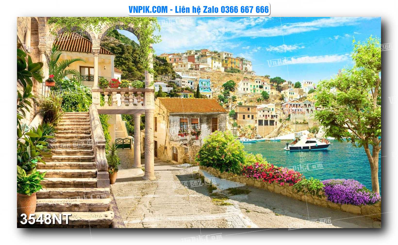 Tranh Trang Trí Phong Cảnh Nghệ Thuật Mã Số 3548NT