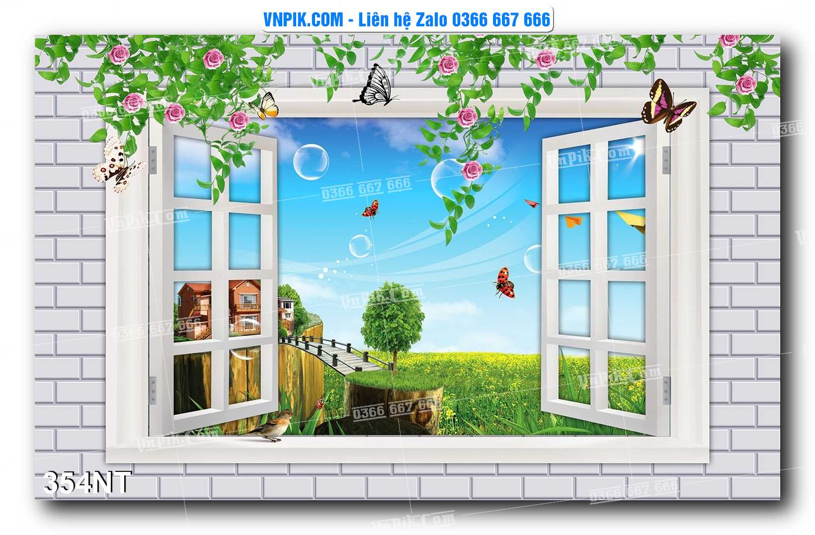 Tranh Trang Trí Phong Cảnh Nghệ Thuật Mã Số 354NT