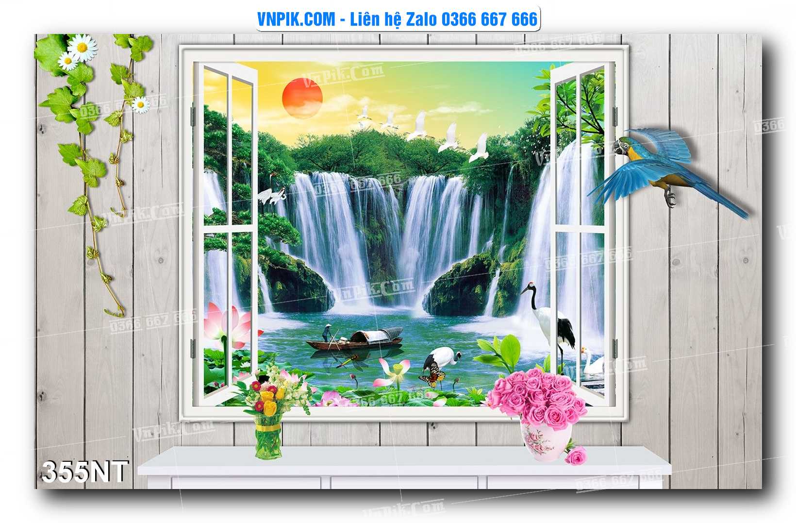 Tranh Trang Trí Phong Cảnh Nghệ Thuật Mã Số 355NT