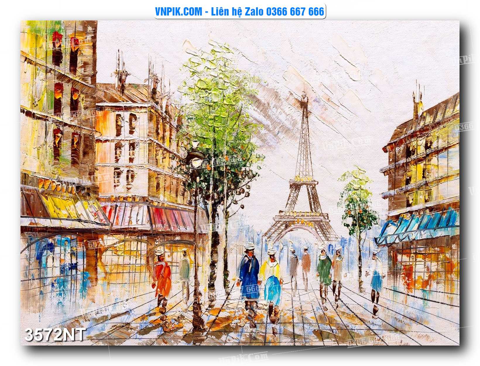 Tranh Trang Trí Phong Cảnh Nghệ Thuật Mã Số 3572NT