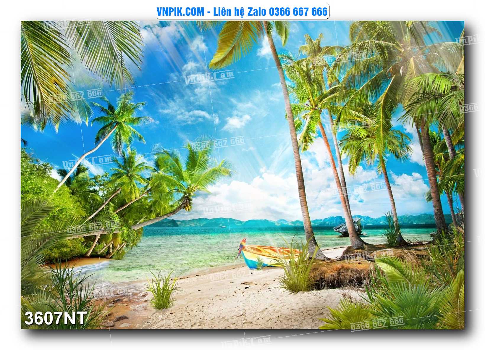 Tranh Trang Trí Phong Cảnh Nghệ Thuật Mã Số 3607NT