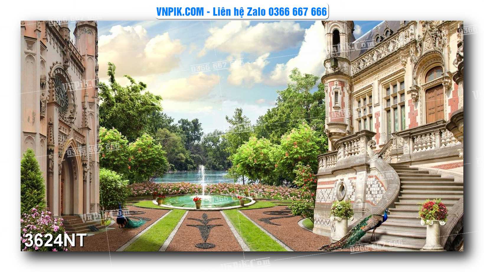 Tranh Trang Trí Phong Cảnh Nghệ Thuật Mã Số 3624NT