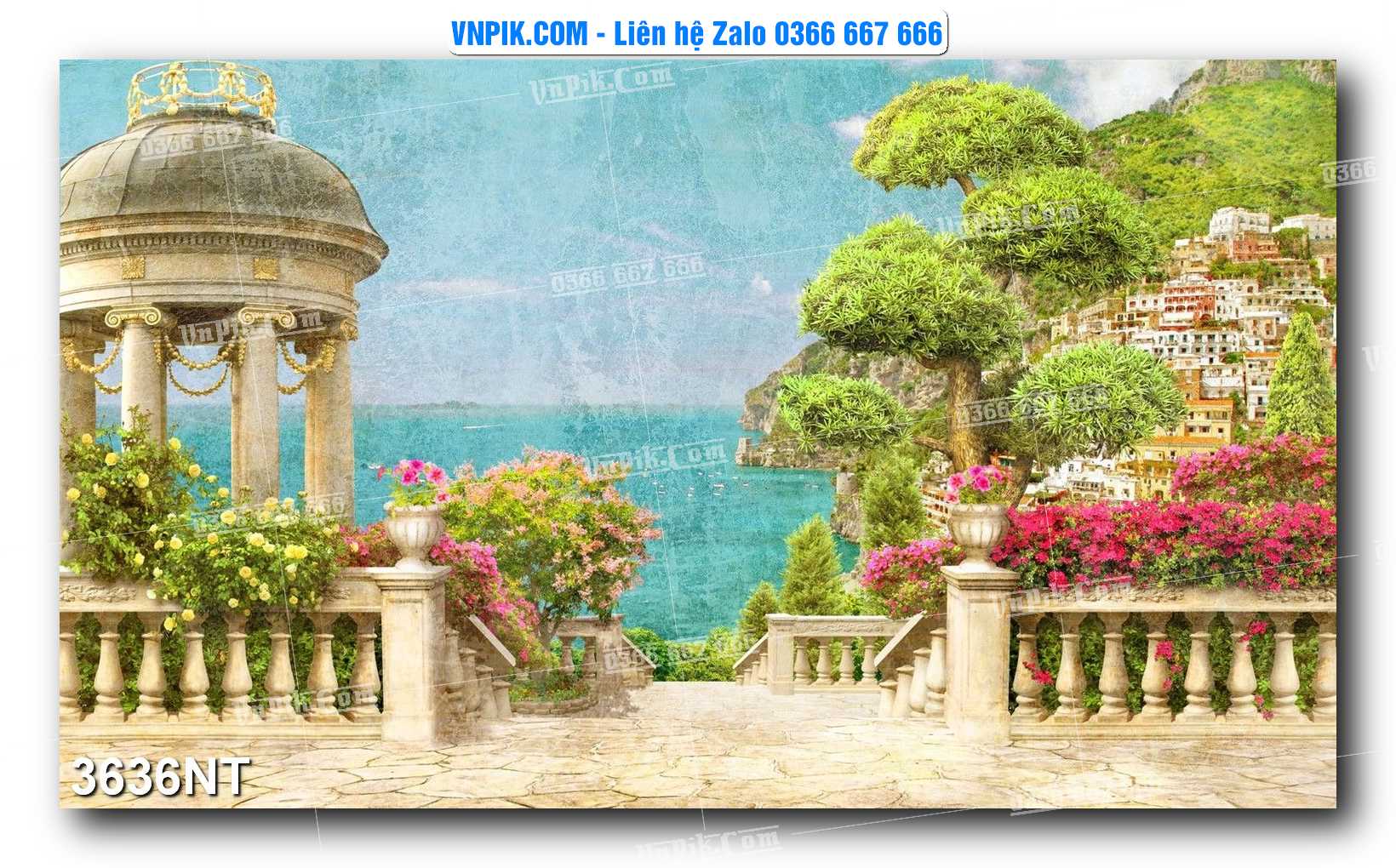 Tranh Trang Trí Phong Cảnh Nghệ Thuật Mã Số 3636NT