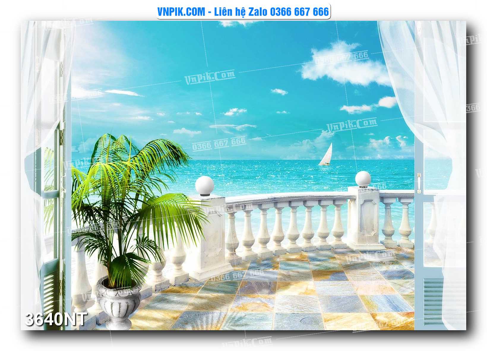 Tranh Trang Trí Phong Cảnh Nghệ Thuật Mã Số 3640NT