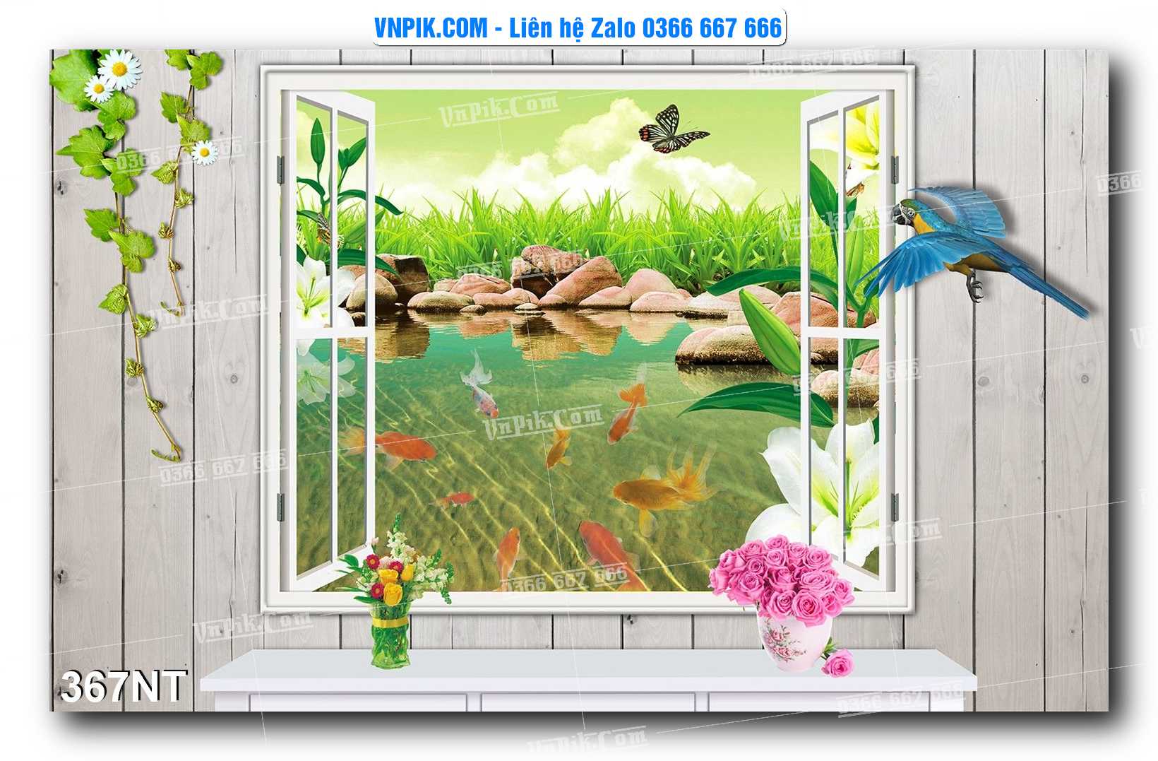 Tranh Trang Trí Phong Cảnh Nghệ Thuật Mã Số 367NT