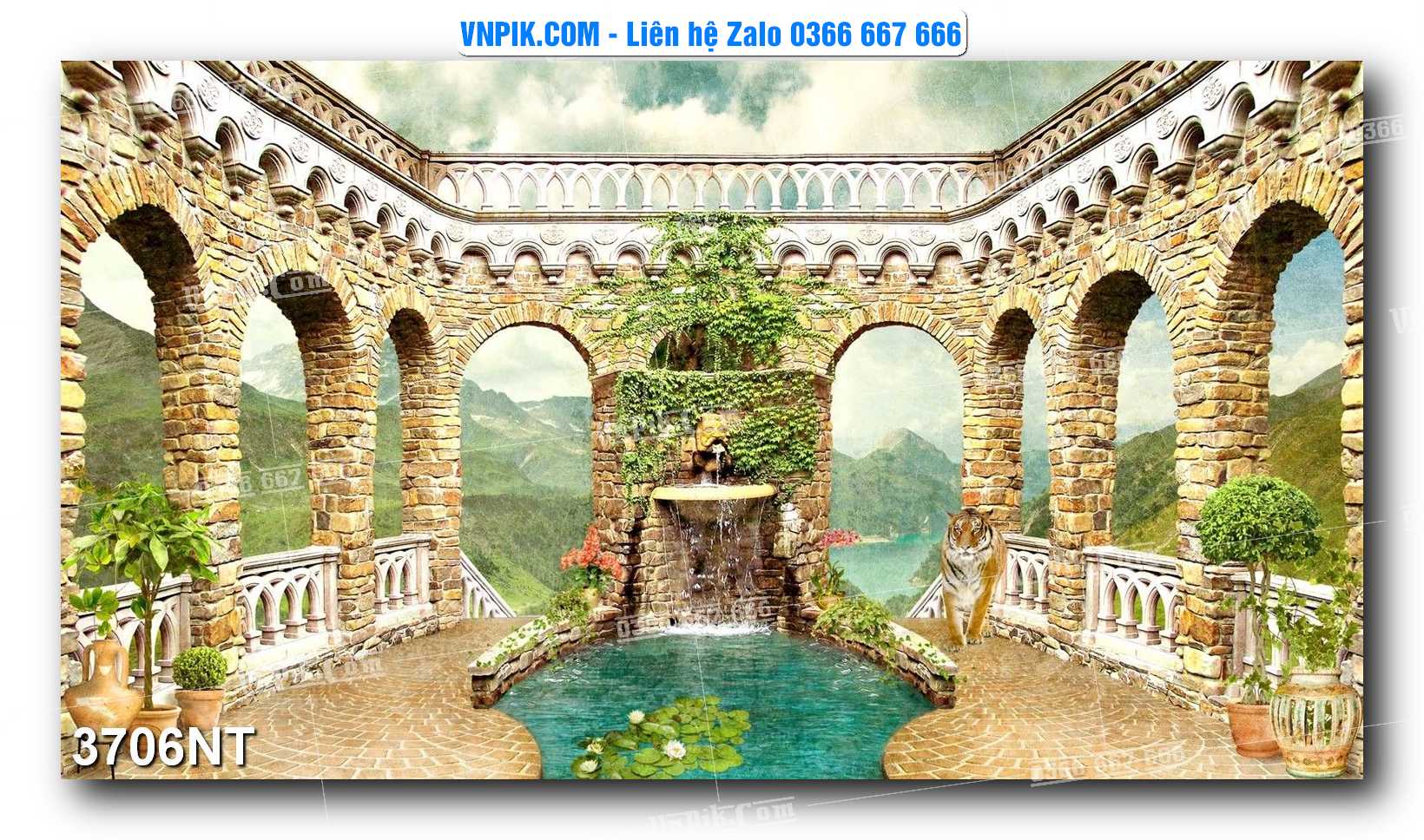 Tranh Trang Trí Phong Cảnh Nghệ Thuật Mã Số 3706NT