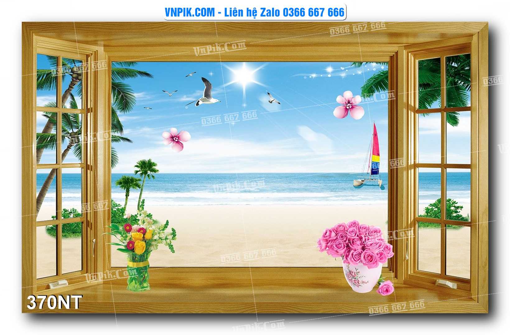 Tranh Trang Trí Phong Cảnh Nghệ Thuật Mã Số 370NT