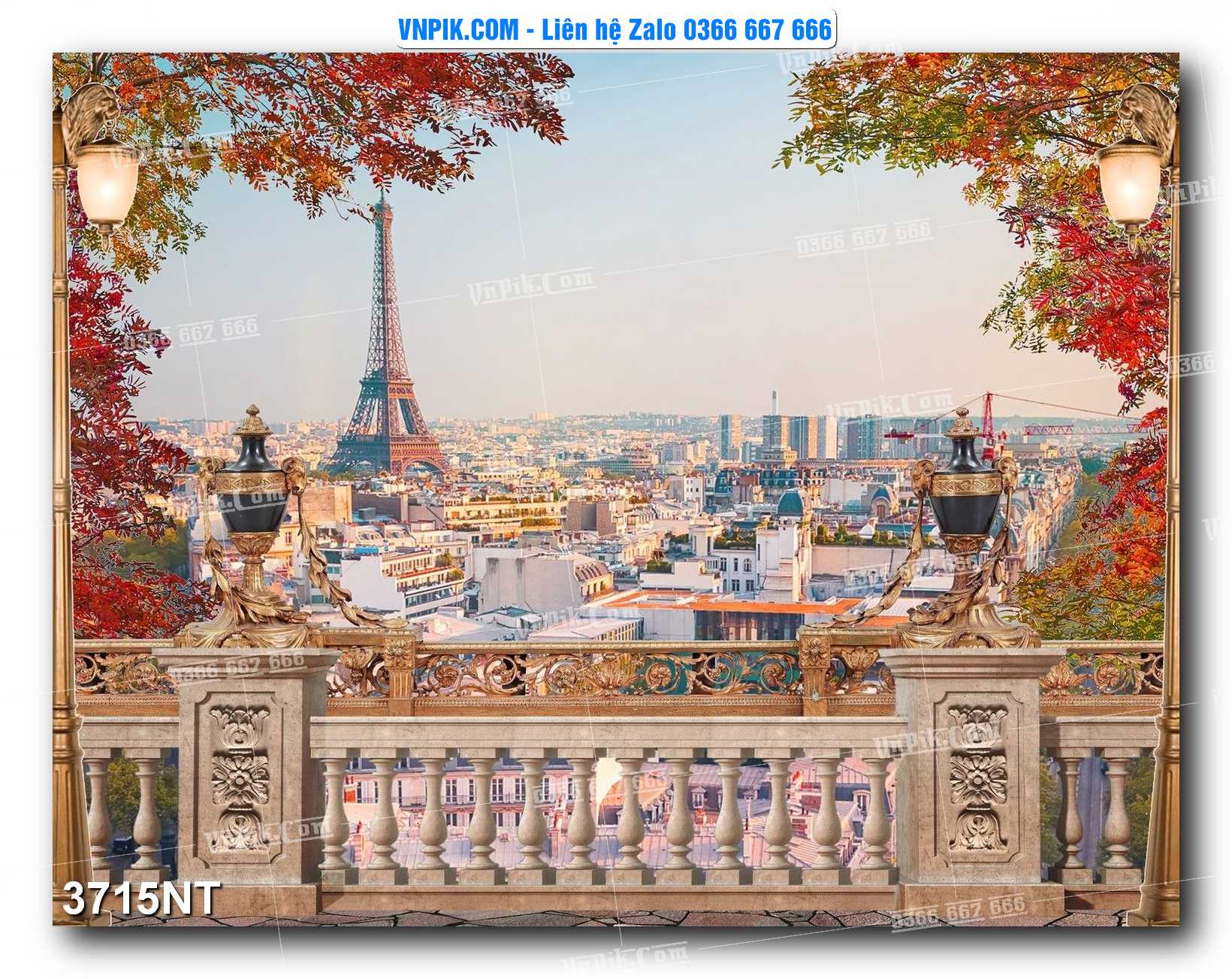 Tranh Trang Trí Phong Cảnh Nghệ Thuật Mã Số 3715NT