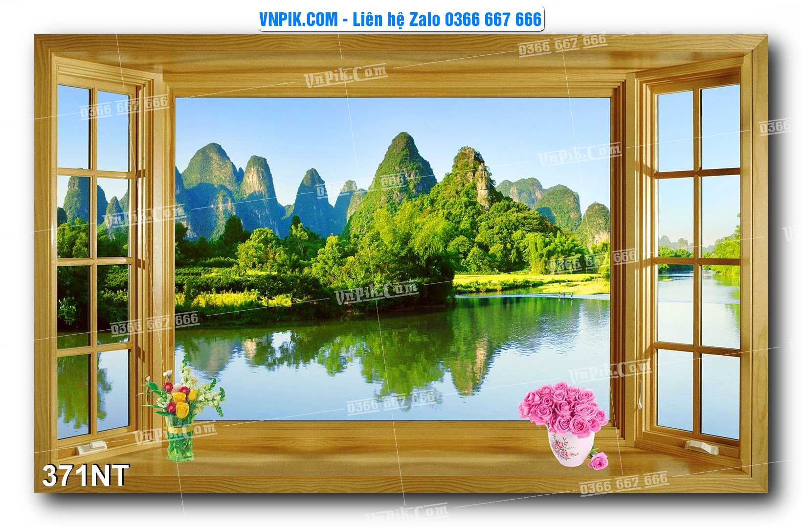 Tranh Trang Trí Phong Cảnh Nghệ Thuật Mã Số 371NT
