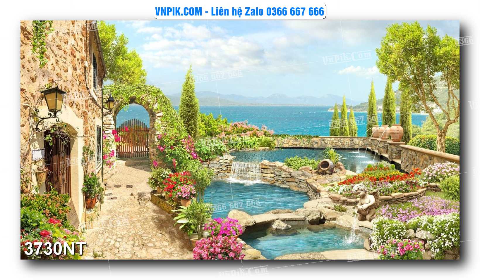 Tranh Trang Trí Phong Cảnh Nghệ Thuật Mã Số 3730NT