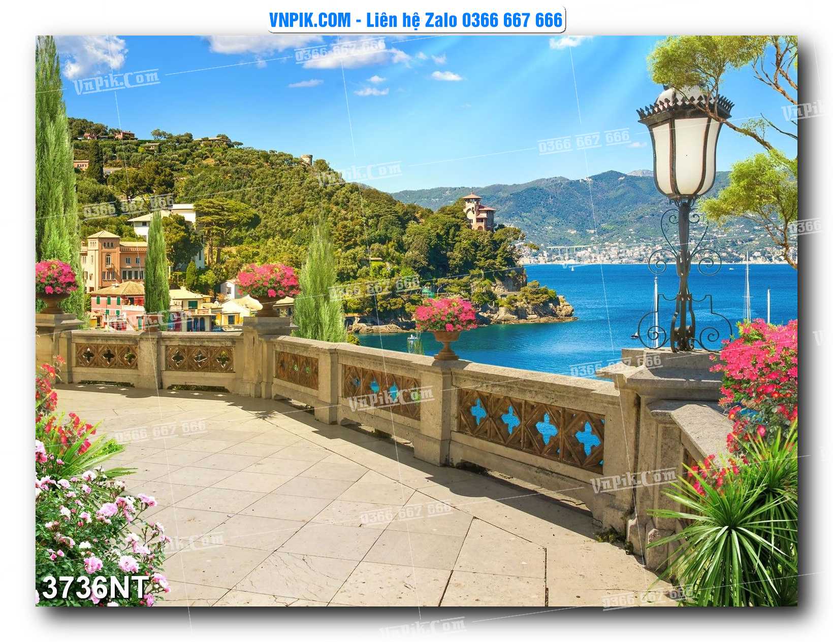 Tranh Trang Trí Phong Cảnh Nghệ Thuật Mã Số 3736NT