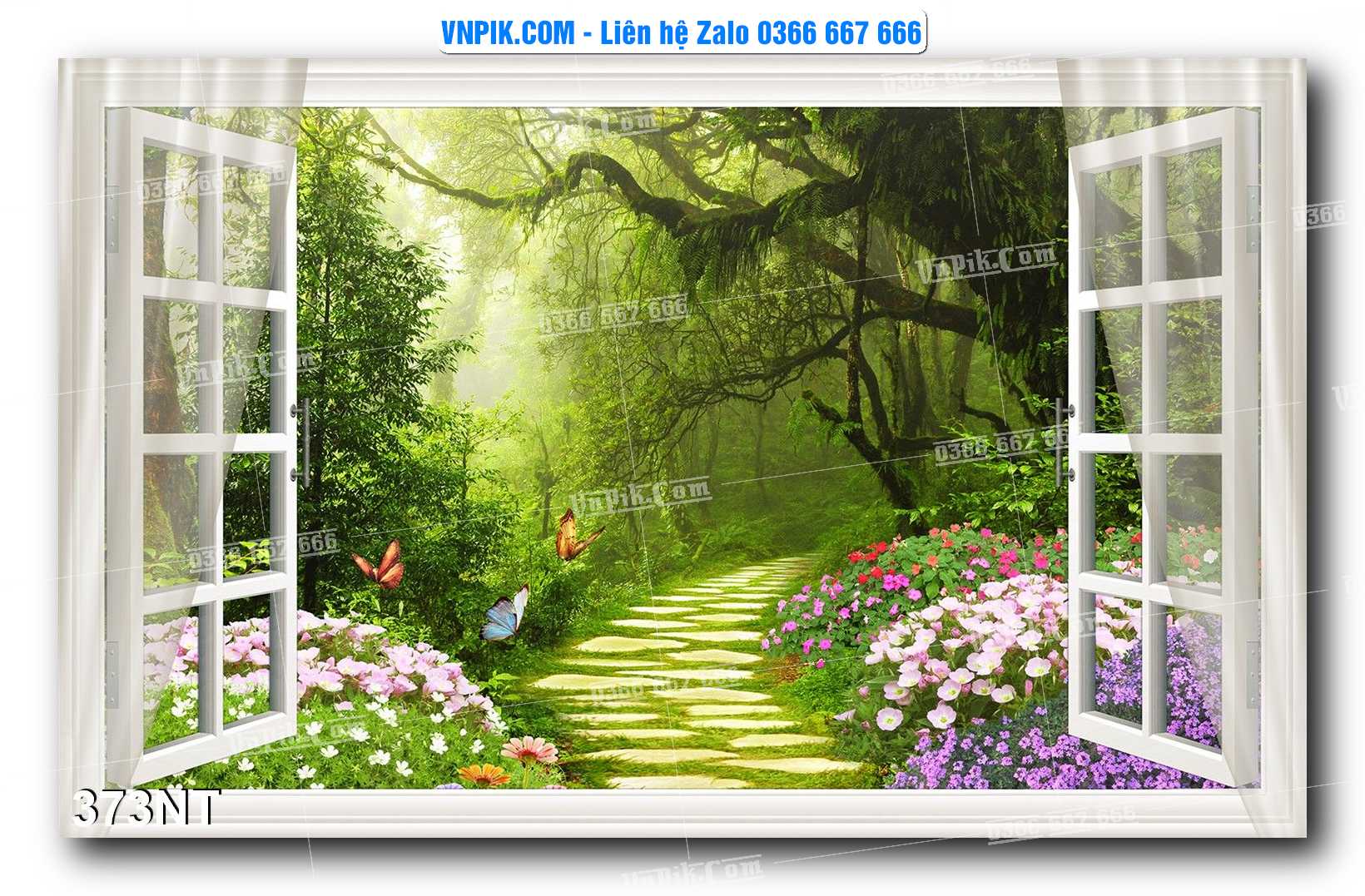 Tranh Trang Trí Phong Cảnh Nghệ Thuật Mã Số 373NT