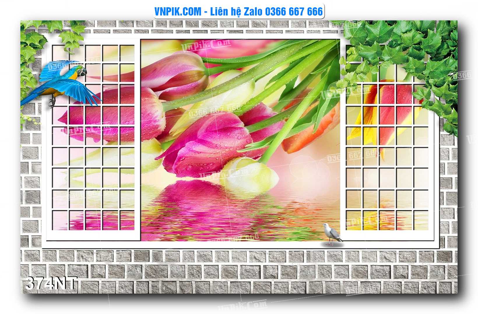 Tranh Trang Trí Phong Cảnh Nghệ Thuật Mã Số 374NT