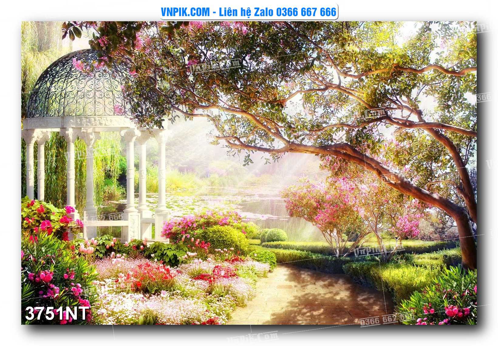 Tranh Trang Trí Phong Cảnh Nghệ Thuật Mã Số 3751NT