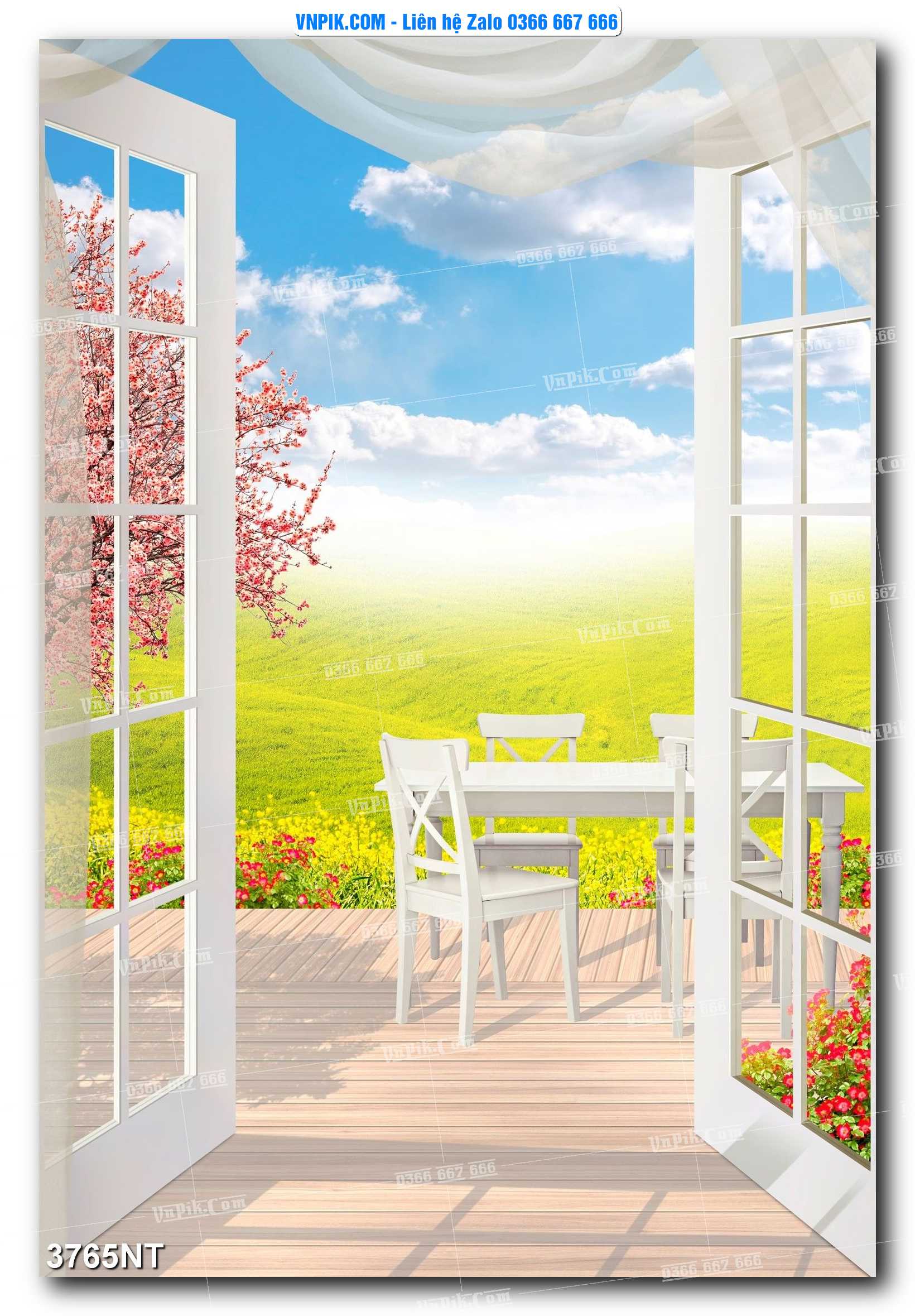 Tranh Trang Trí Phong Cảnh Nghệ Thuật Mã Số 3765NT
