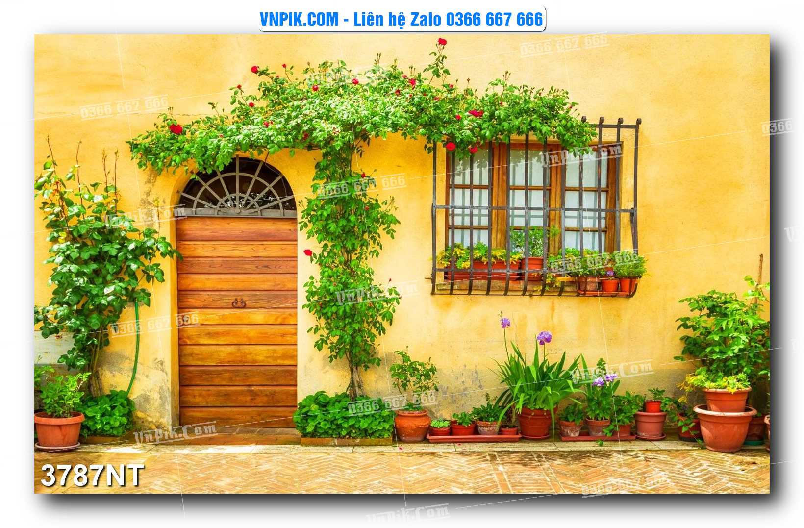 Tranh Trang Trí Phong Cảnh Nghệ Thuật Mã Số 3787NT
