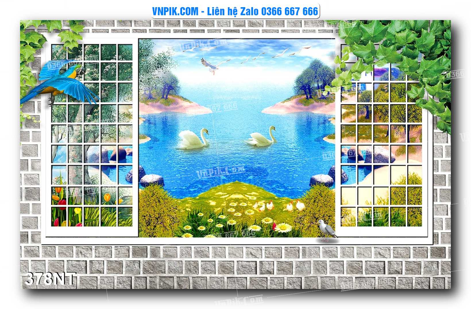 Tranh Trang Trí Phong Cảnh Nghệ Thuật Mã Số 378NT