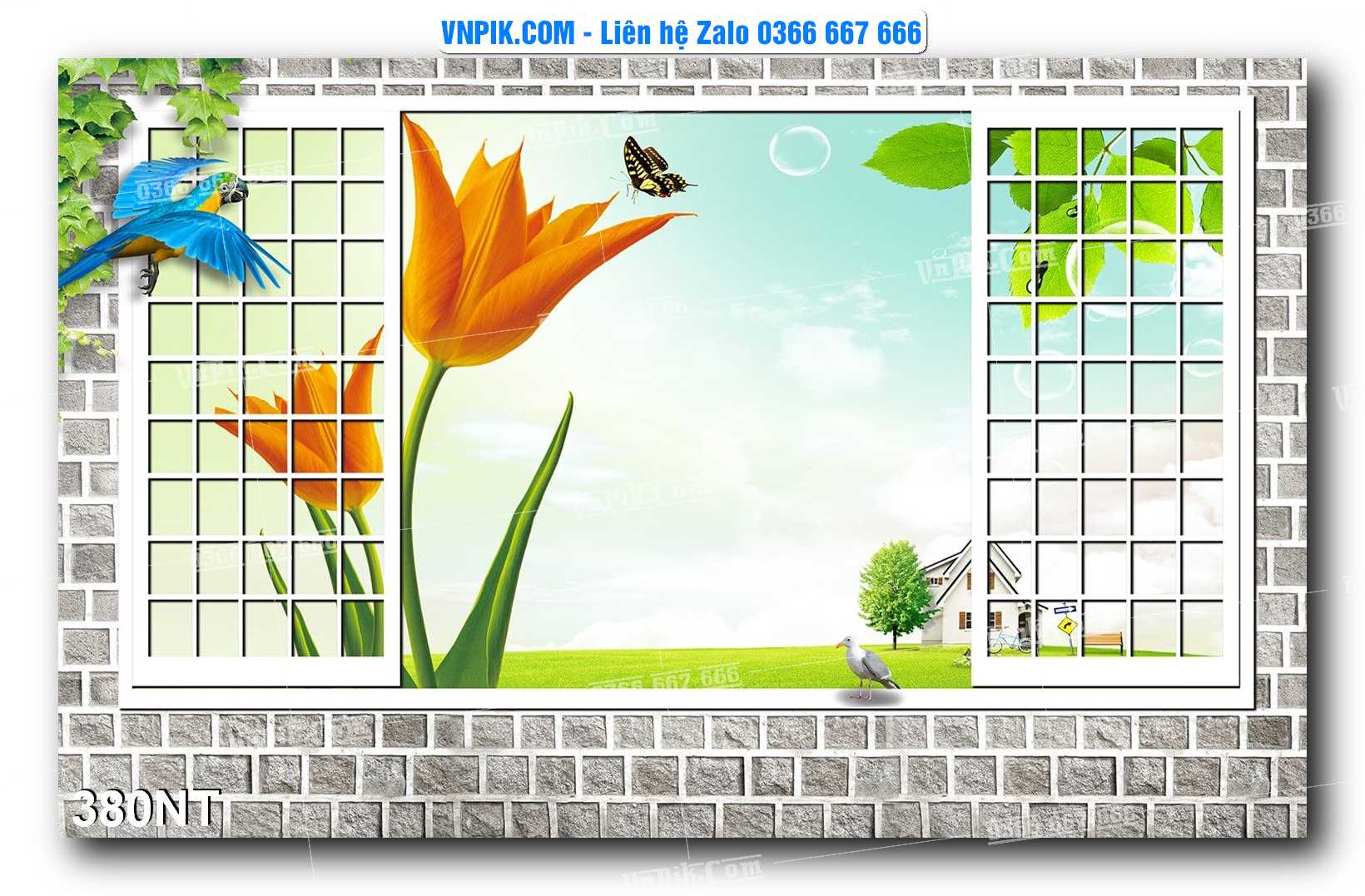 Tranh Trang Trí Phong Cảnh Nghệ Thuật Mã Số 380NT