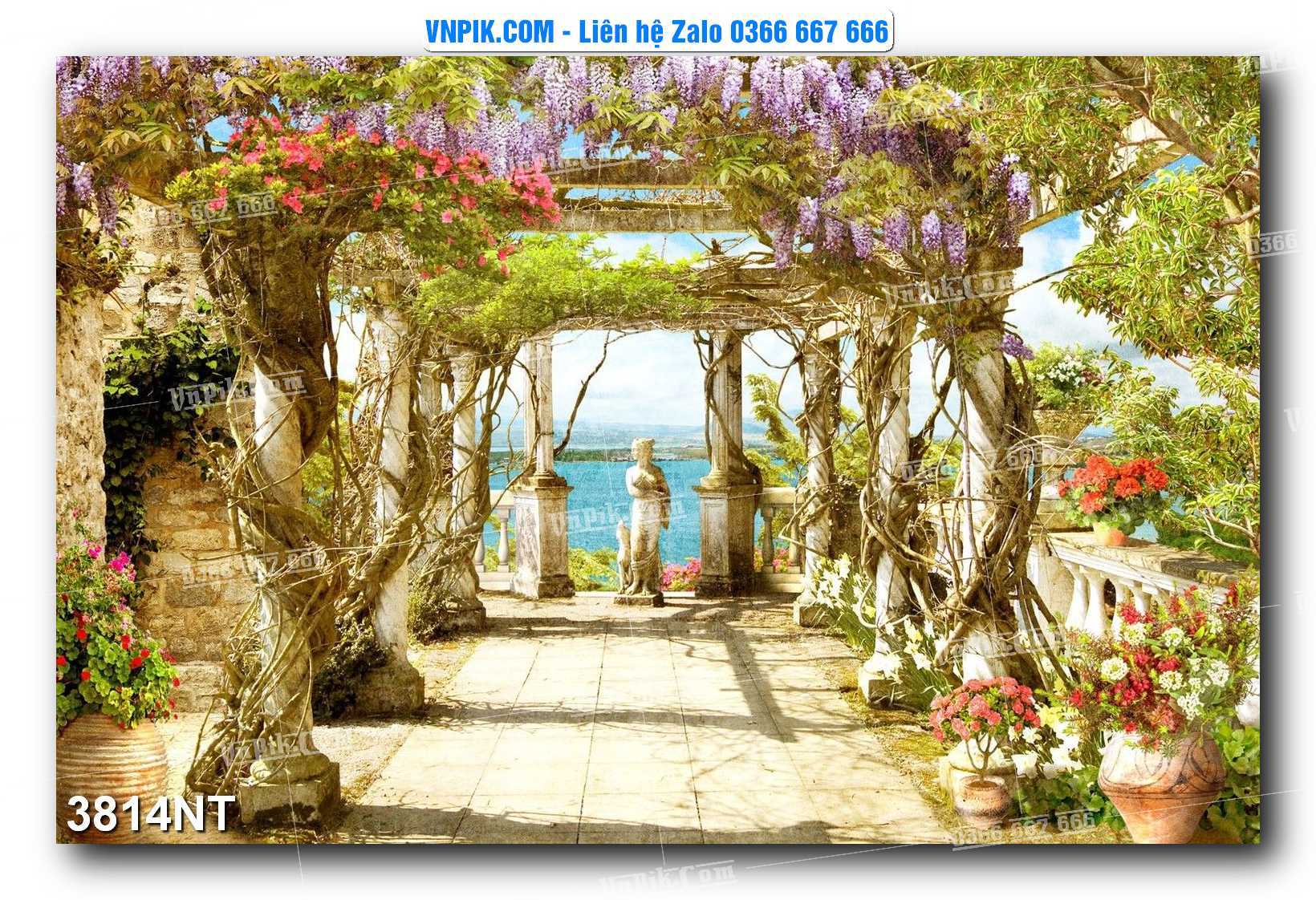 Tranh Trang Trí Phong Cảnh Nghệ Thuật Mã Số 3814NT