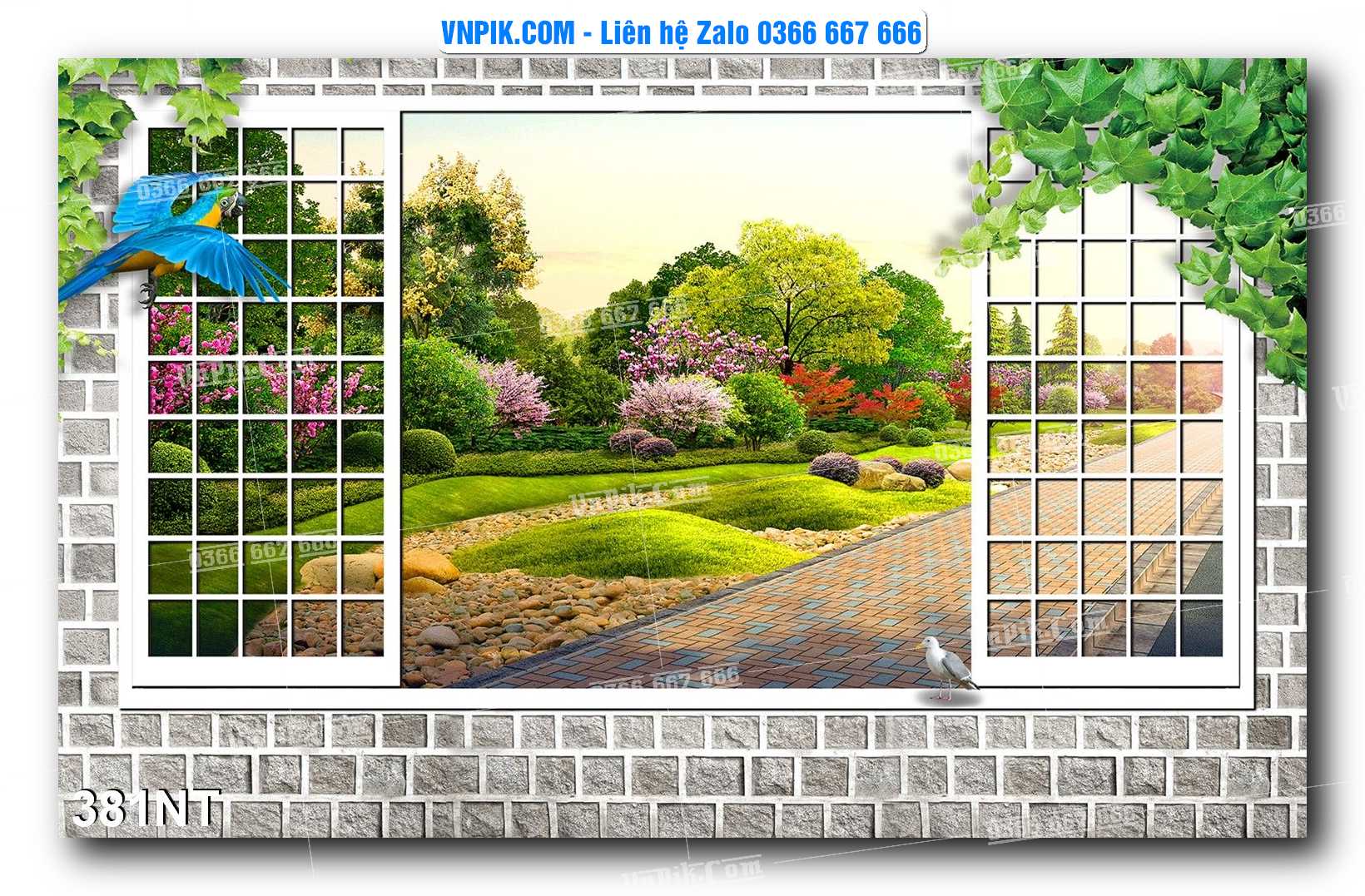 Tranh Trang Trí Phong Cảnh Nghệ Thuật Mã Số 381NT