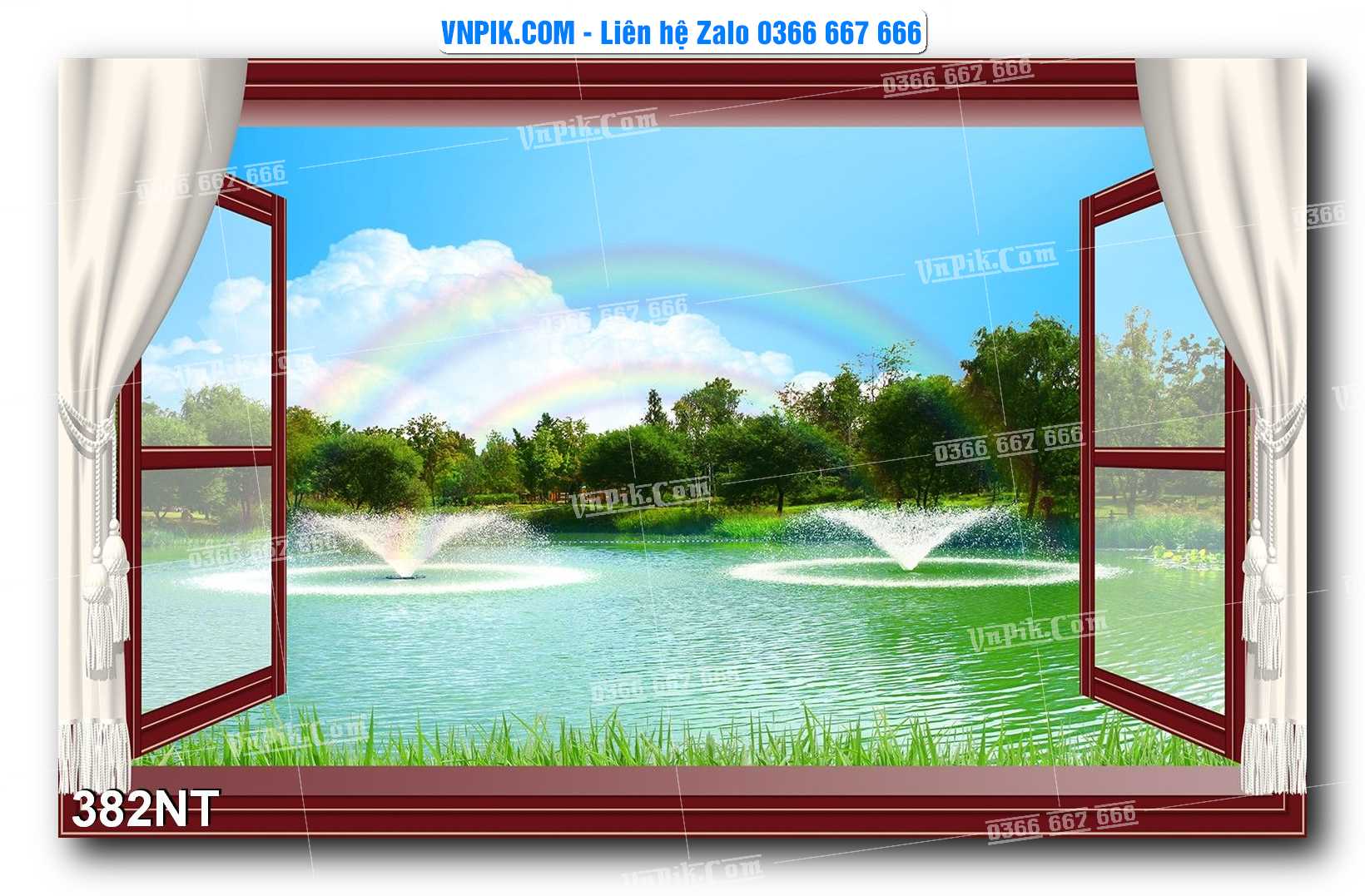 Tranh Trang Trí Phong Cảnh Nghệ Thuật Mã Số 382NT